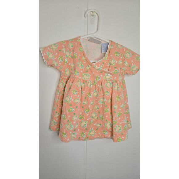 Baby Basic Editions Sea Life Crossfront Peach Colored Sun Dress - Picture 2 of 3